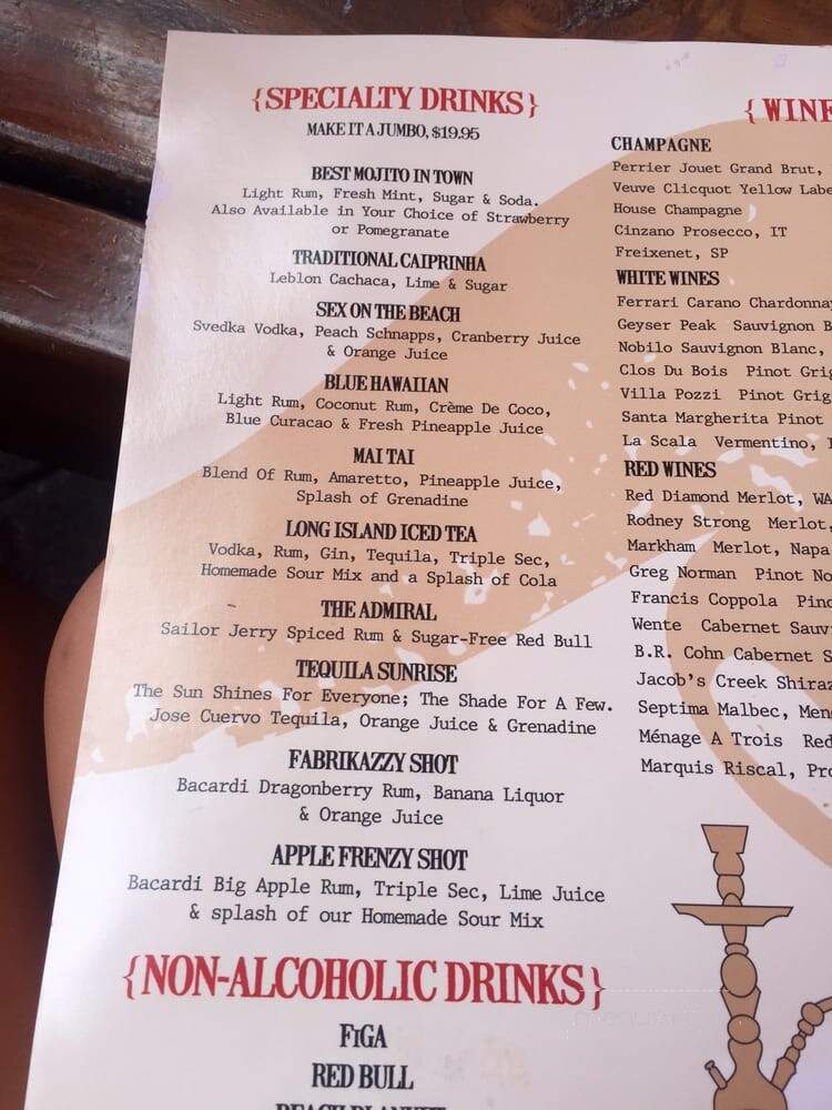 Sangria's Cafe - Fort Lauderdale, FL menu_pic