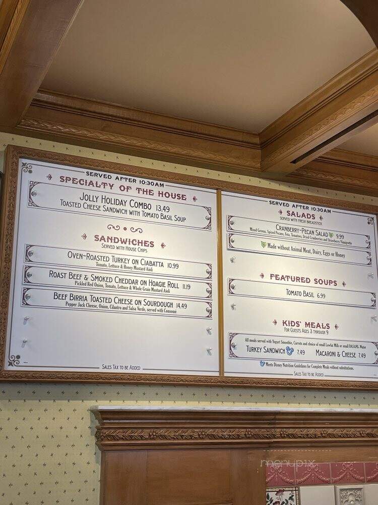 Jolly Holiday Bakery - Anaheim, CA menu_pic