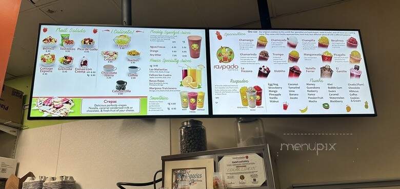 RaspadoXpress - Sylmar, CA menu_pic