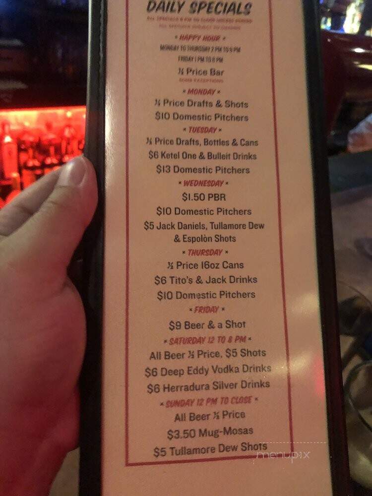 3 Sheets Saloon - New York, NY menu_pic