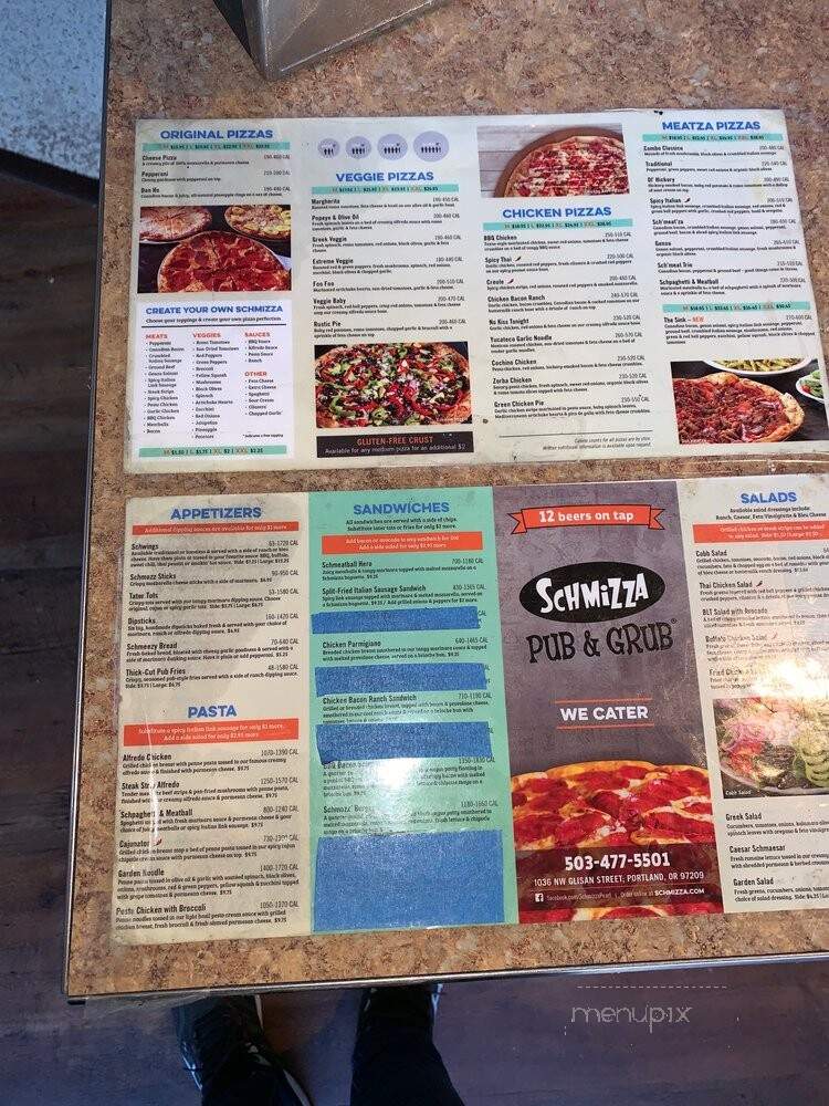 Pub & Grub - Portland, OR menu_pic