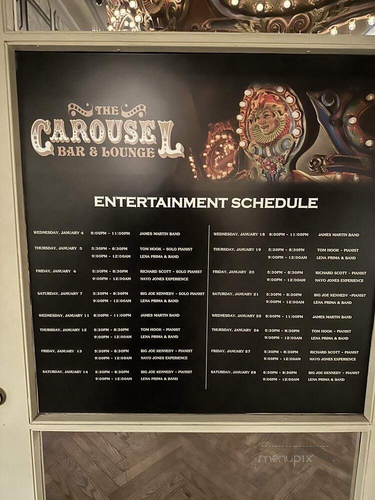 The Carousel Bar - New Orleans, LA menu_pic