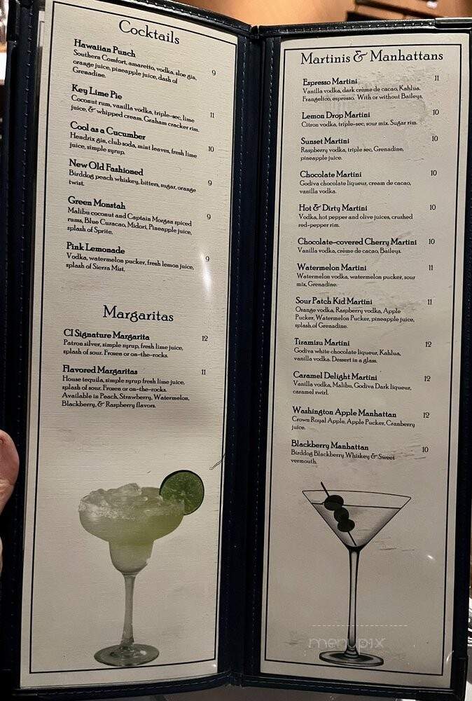 Cowesett Inn - West Warwick, RI menu_pic