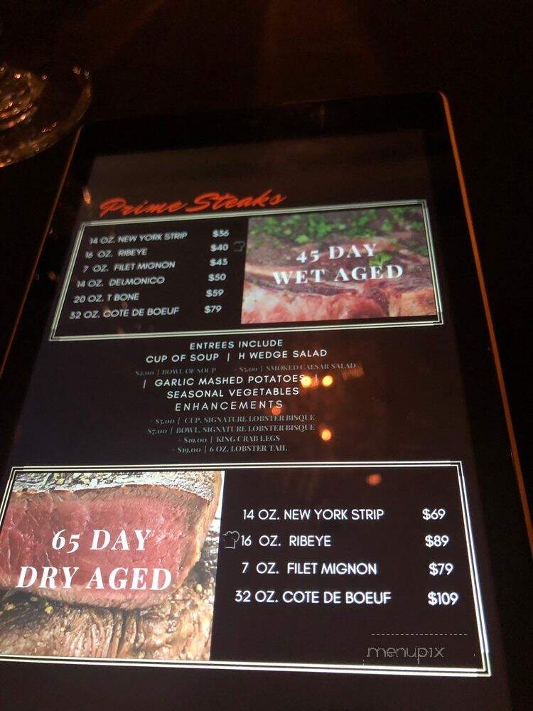 Henderson Castle - Kalamazoo, MI menu_pic