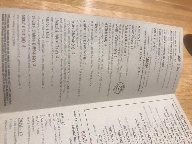 Sauce - Tucson, AZ menu_pic