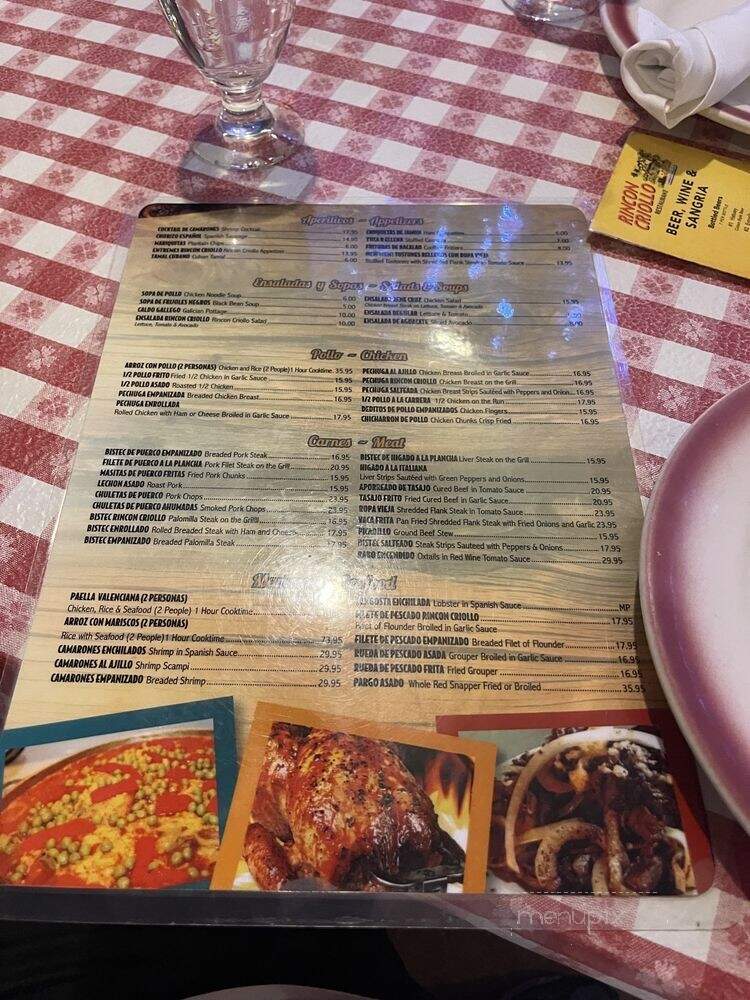 Rincon Criollo Restorante - Corona, NY menu_pic