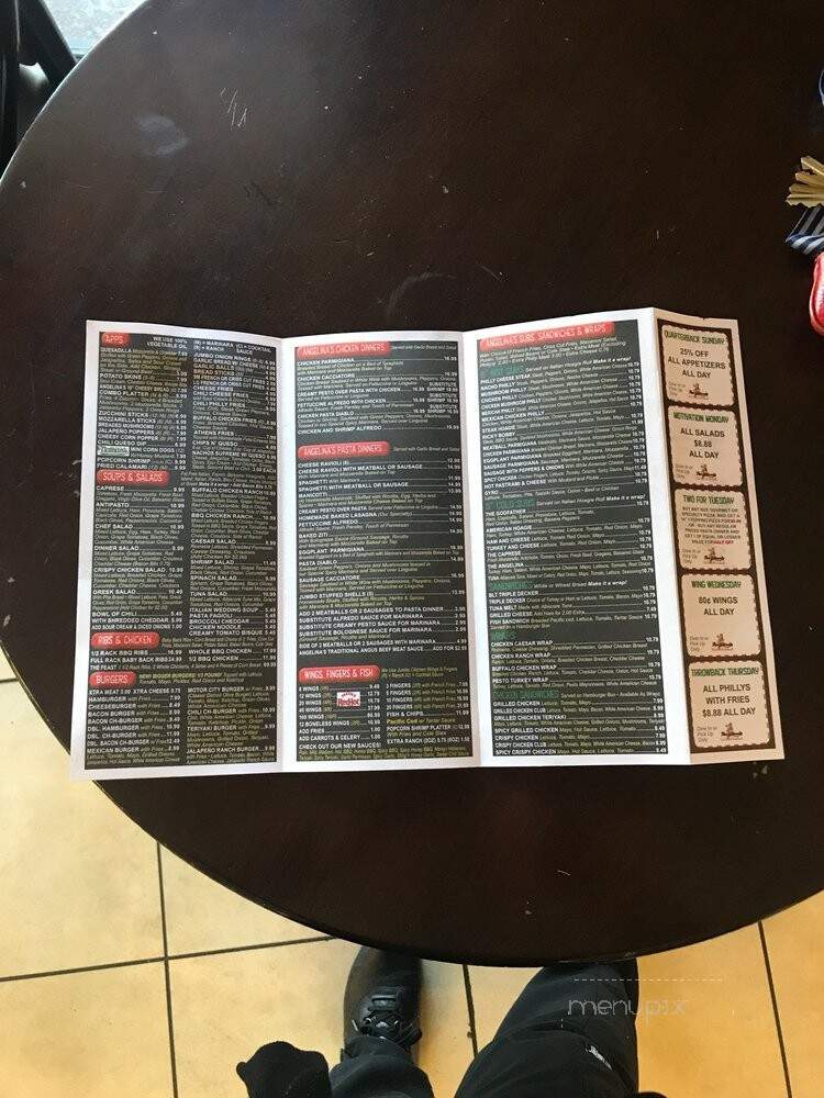 Angelinas Pizzeria - Las Vegas, NV menu_pic