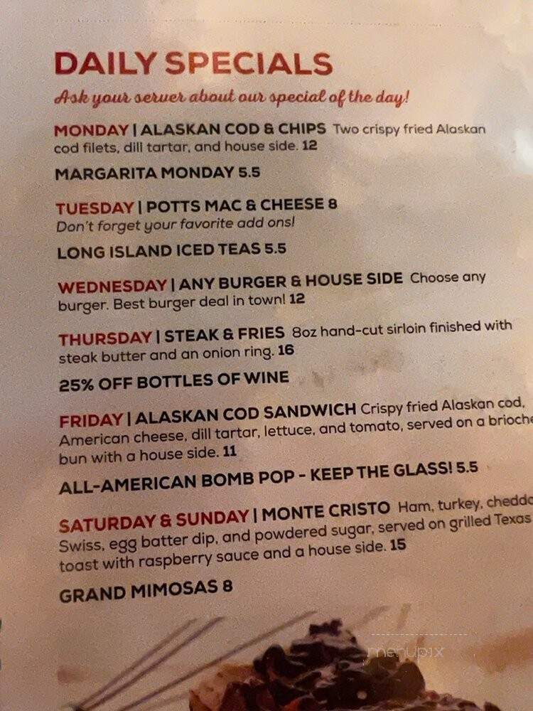 CB & Potts - Fort Collins, CO menu_pic