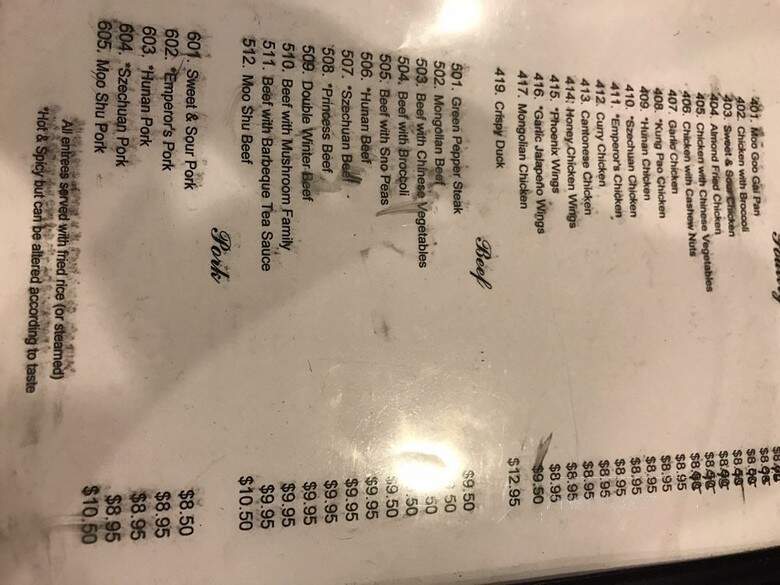 Chinese Pagoda - Douglasville, GA menu_pic
