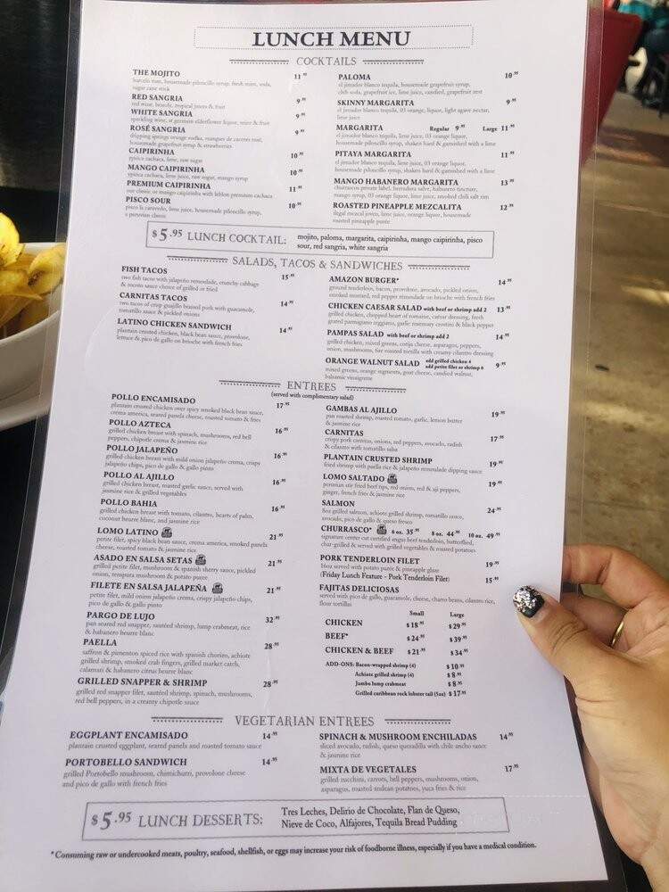 Churrascos-Sugar Land - Sugar Land, TX menu_pic