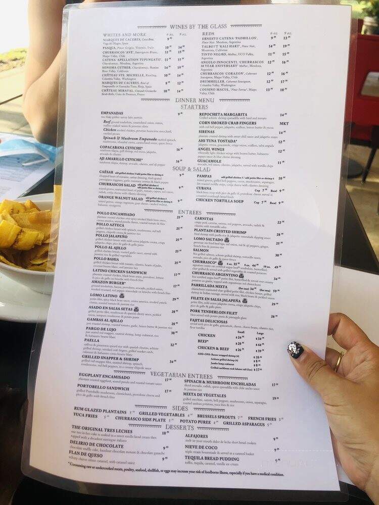 Churrascos-Sugar Land - Sugar Land, TX menu_pic