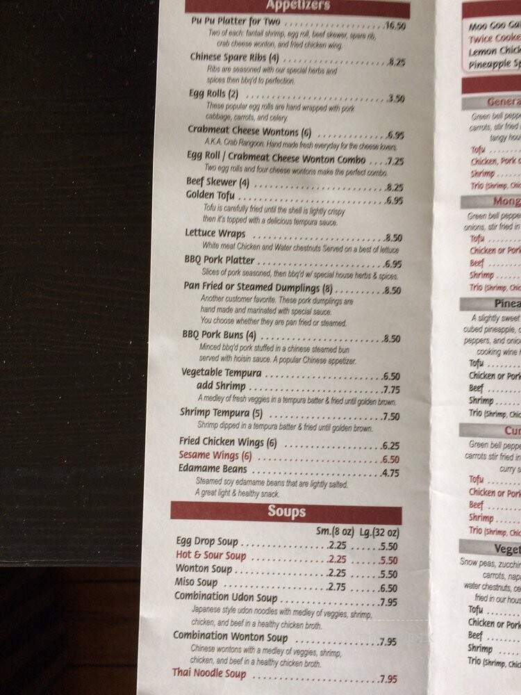 Coal Mine Dragon Chinese Bistro - Littleton, CO menu_pic