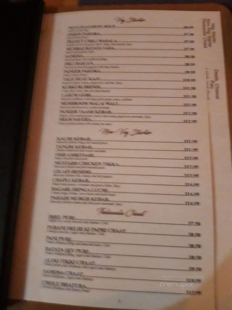 Dhaba Indian Cuisine - New York, NY menu_pic