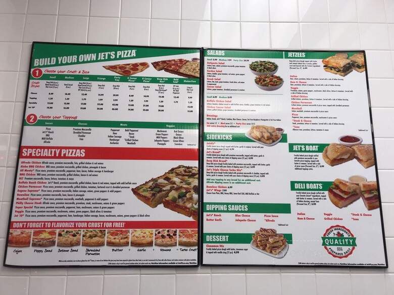 Jet's Pizza - Novi, MI menu_pic