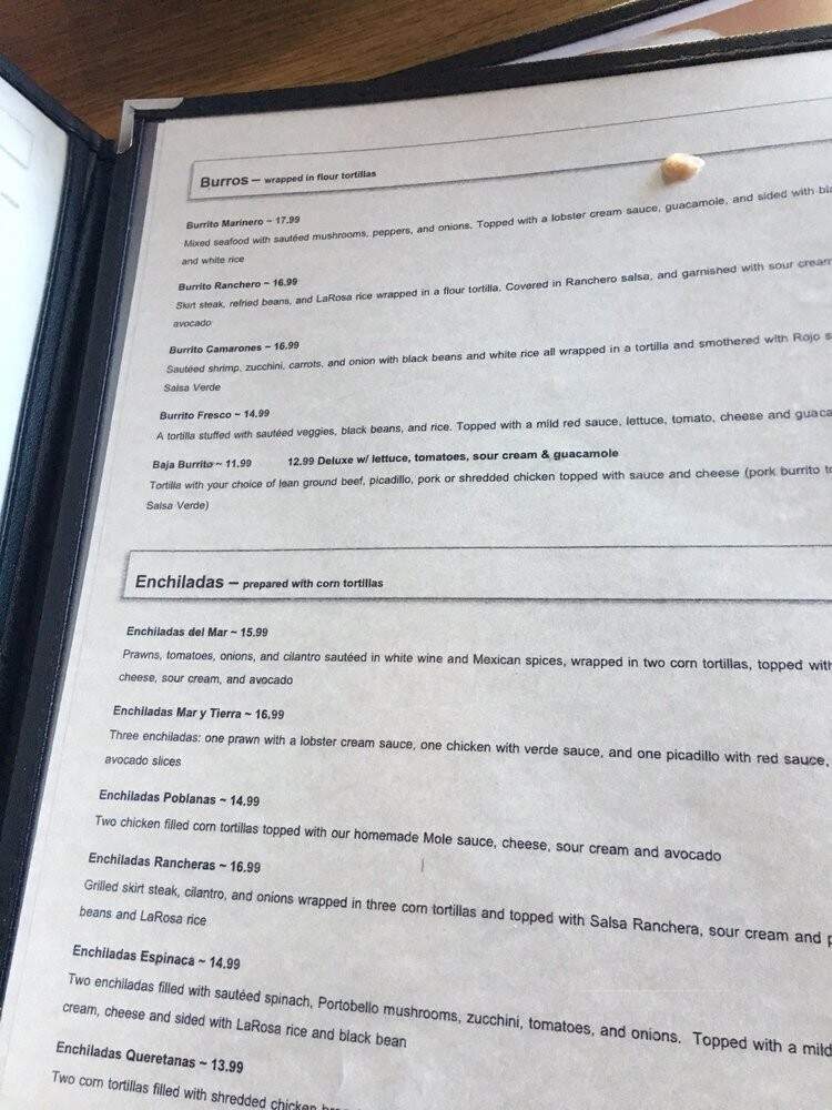 La Rosa Mexican Kitchen - Bend, OR menu_pic