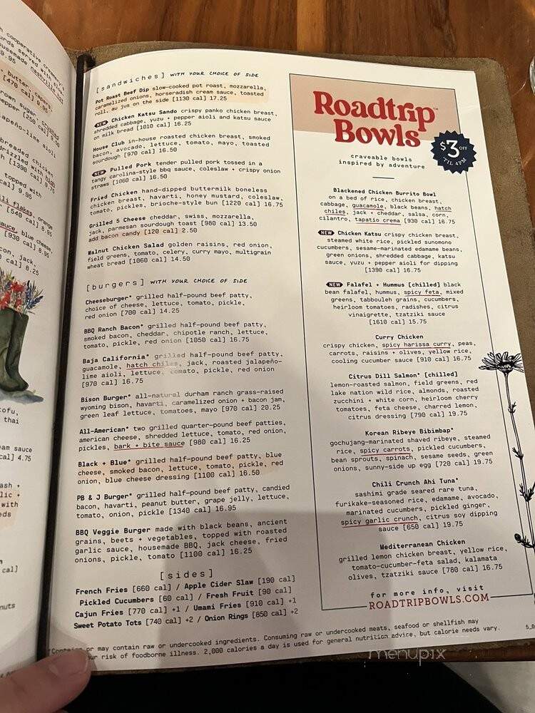 Lazy Dog Cafe - Valencia, CA menu_pic