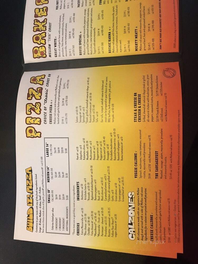 Mellow Mushroom Pizza - Warner Robins, GA menu_pic