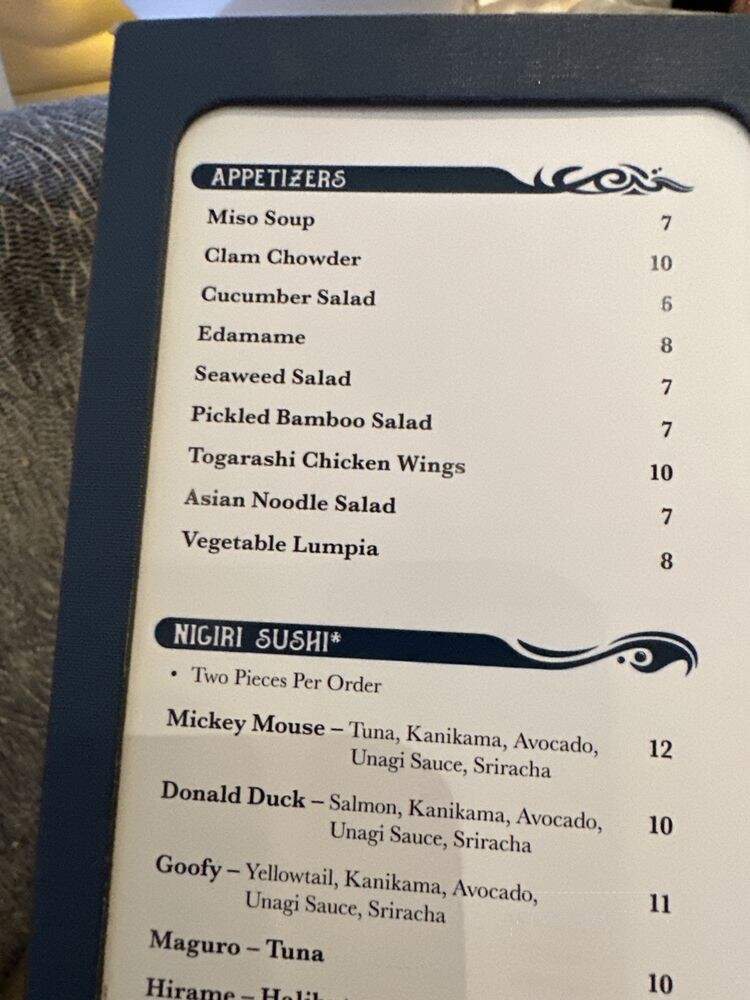 Oceano Seafood Restaurant - Reno, NV menu_pic