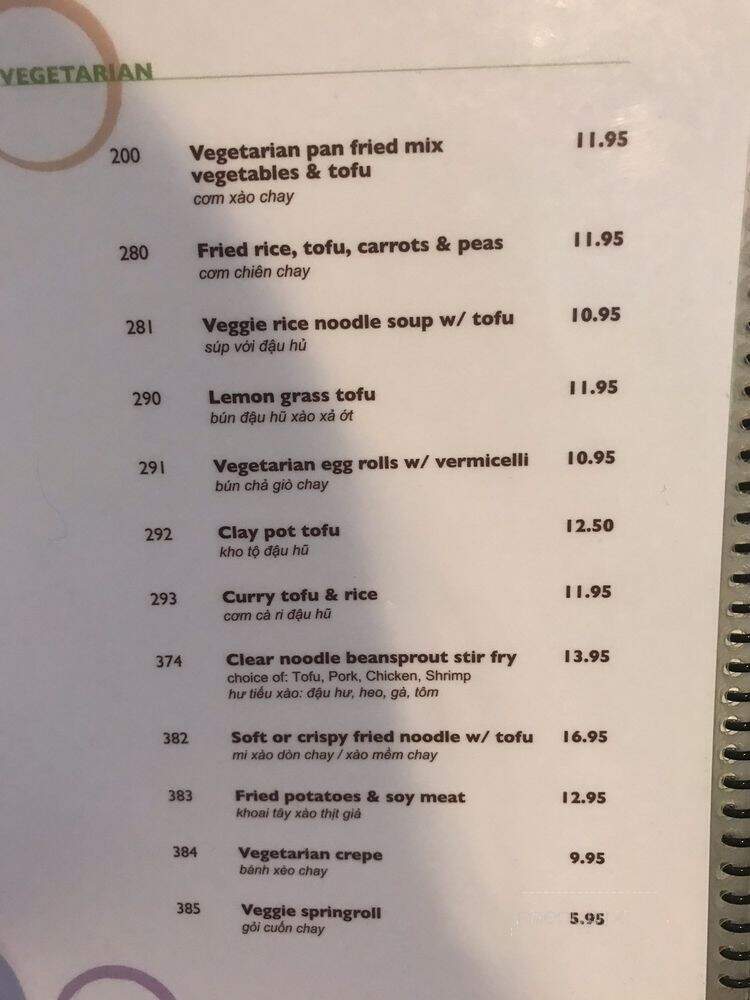 Pho Trebien East Vietnamese - El Paso, TX menu_pic