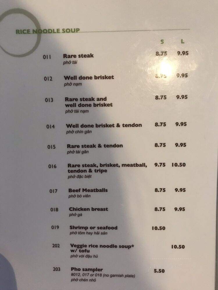 Pho Trebien East Vietnamese - El Paso, TX menu_pic