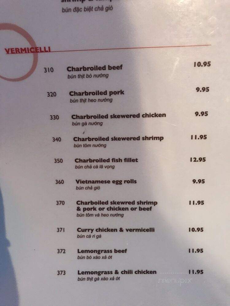 Pho Trebien East Vietnamese - El Paso, TX menu_pic