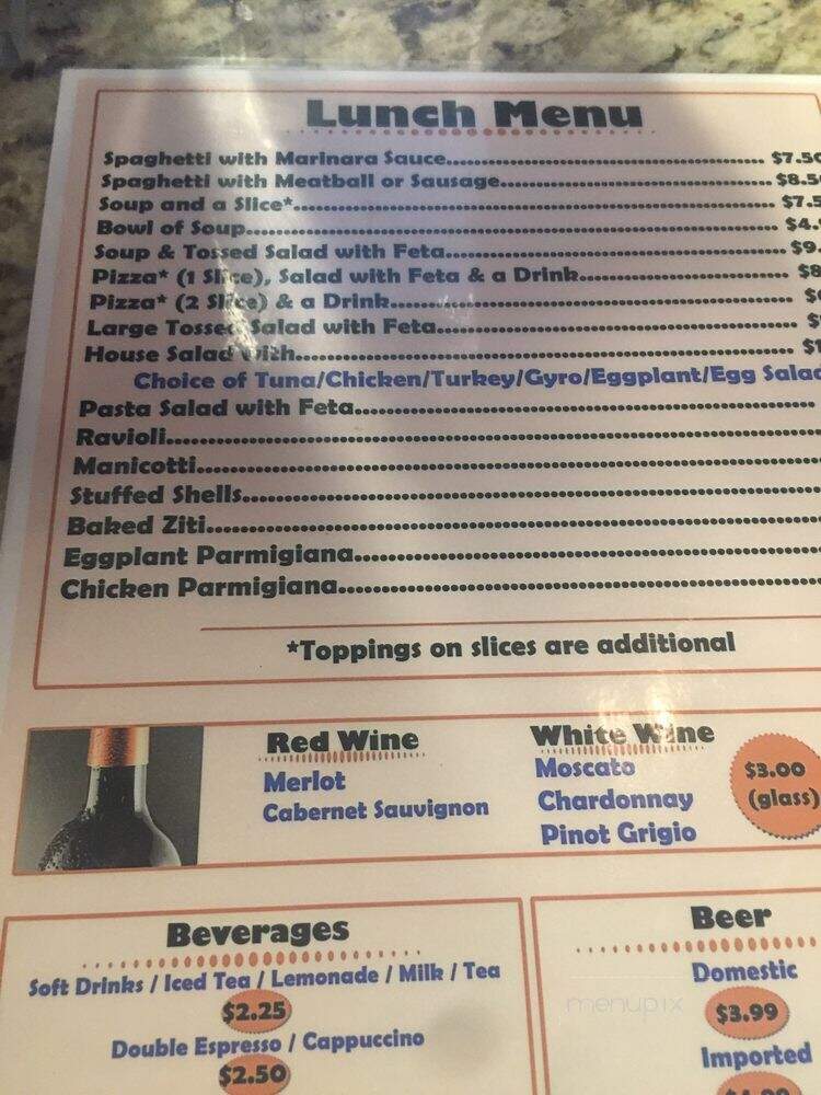 Pizza Carousel - Coral Springs, FL menu_pic