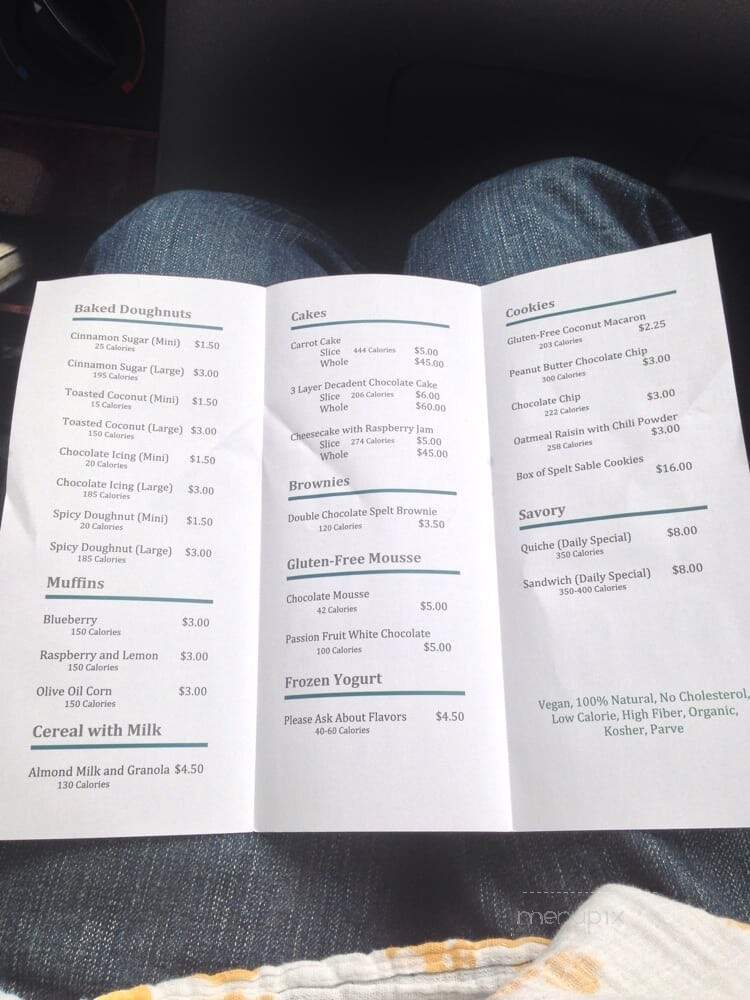 Vegan Divas - New York, NY menu_pic