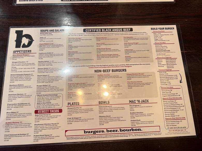 Plan B Burger - Springfield, MA menu_pic