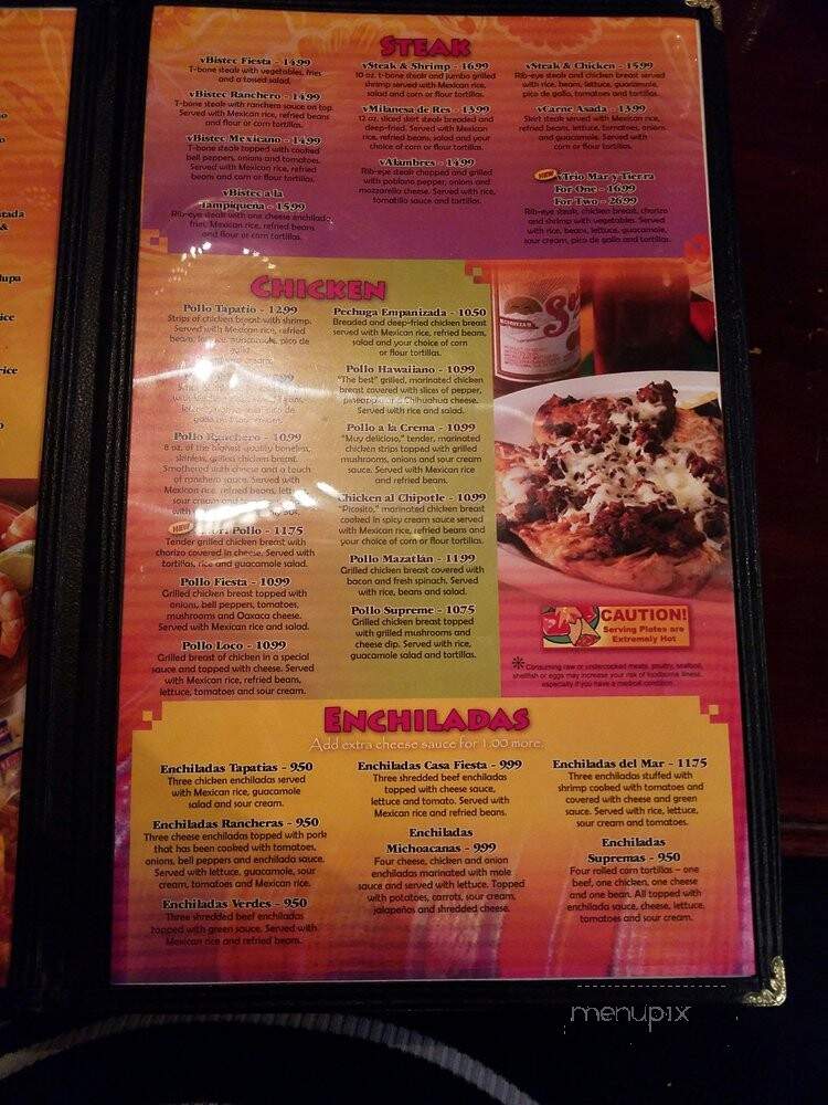 Casa Fiesta - Louisville, KY menu_pic