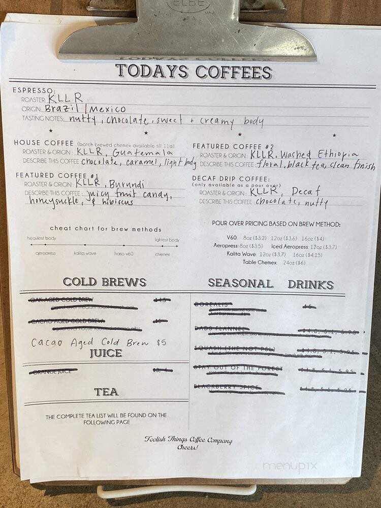 Foolish Things Coffee Company - Tulsa, OK