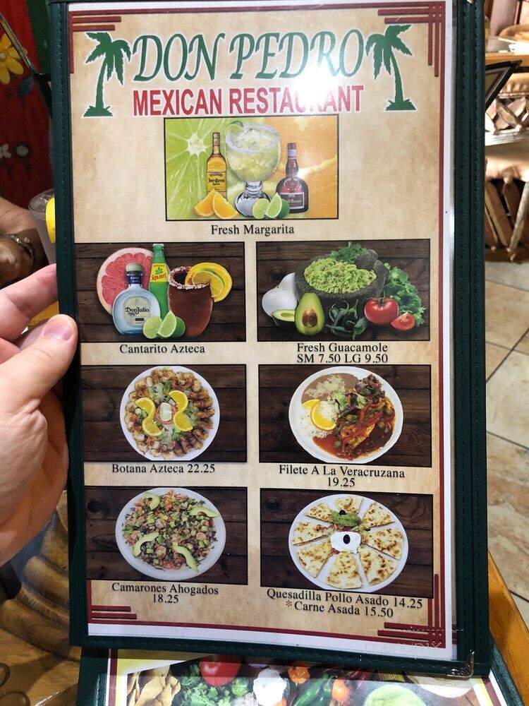 Don Pedro Mexican Restaurant - Charlotte, NC menu_pic