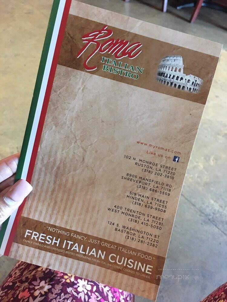 Romas Italian Bistro - Ruston, LA