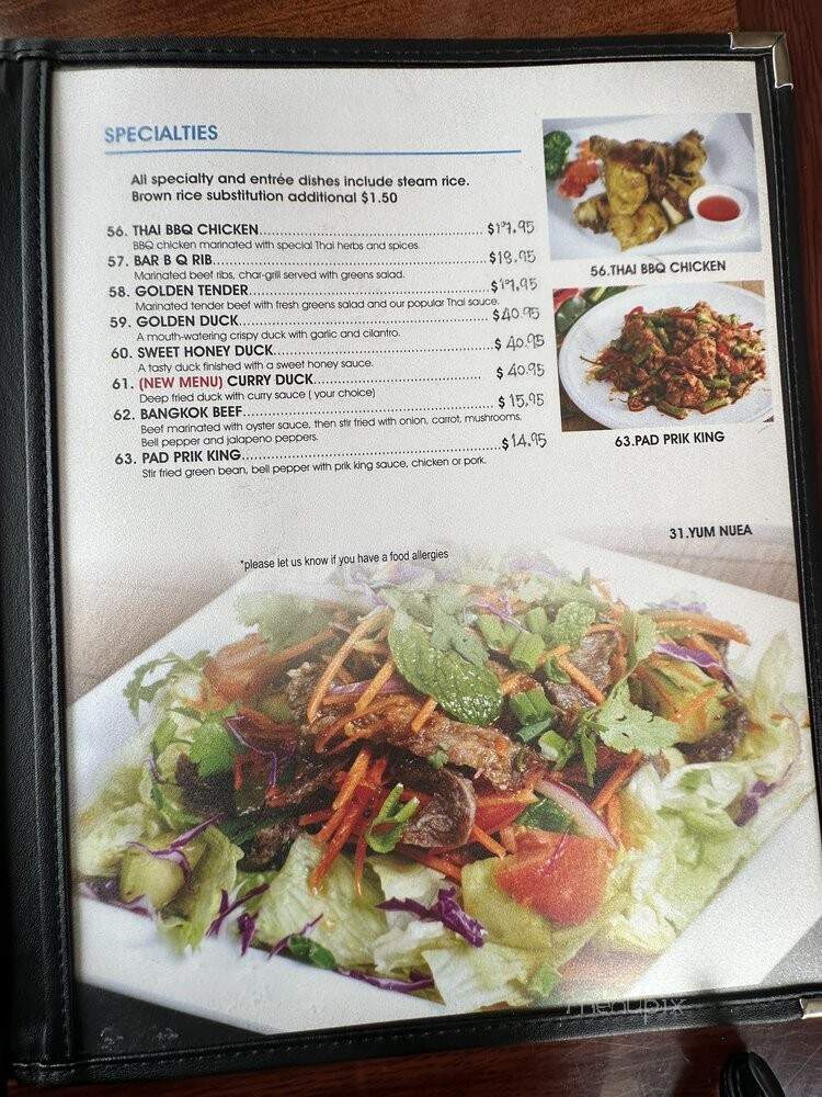 Thaipalace Sc - San Clemente, CA menu_pic