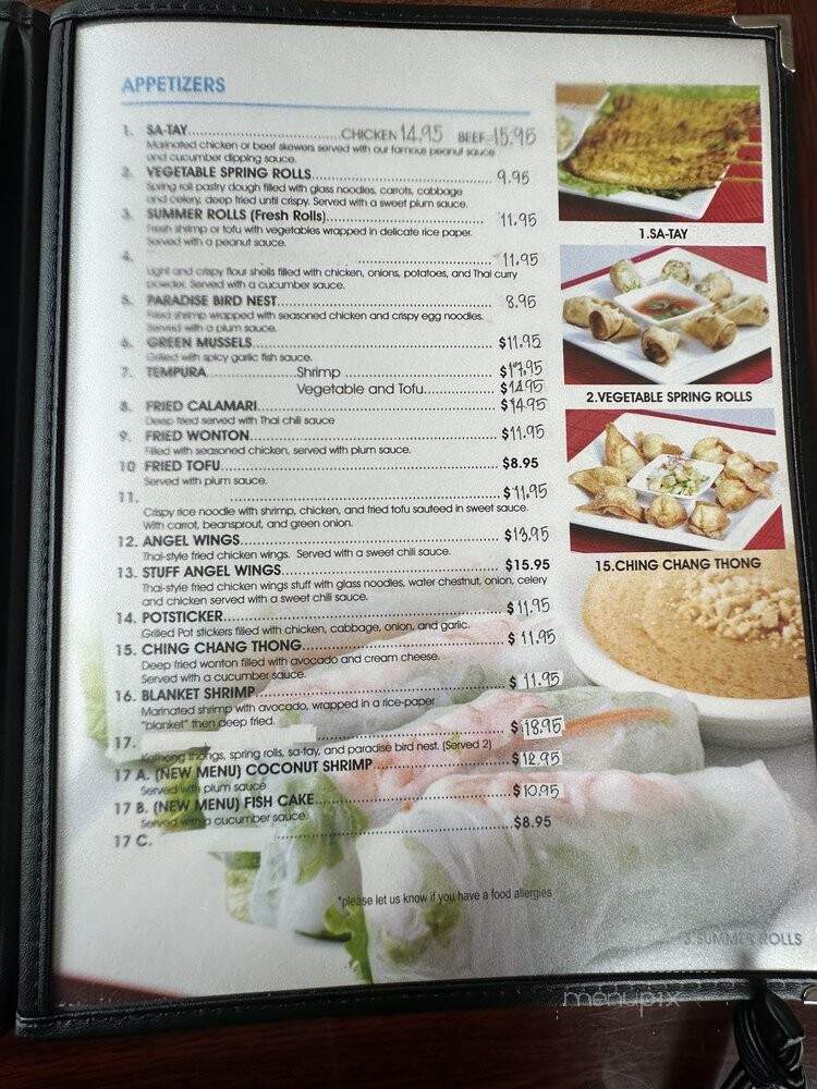 Thaipalace Sc - San Clemente, CA menu_pic