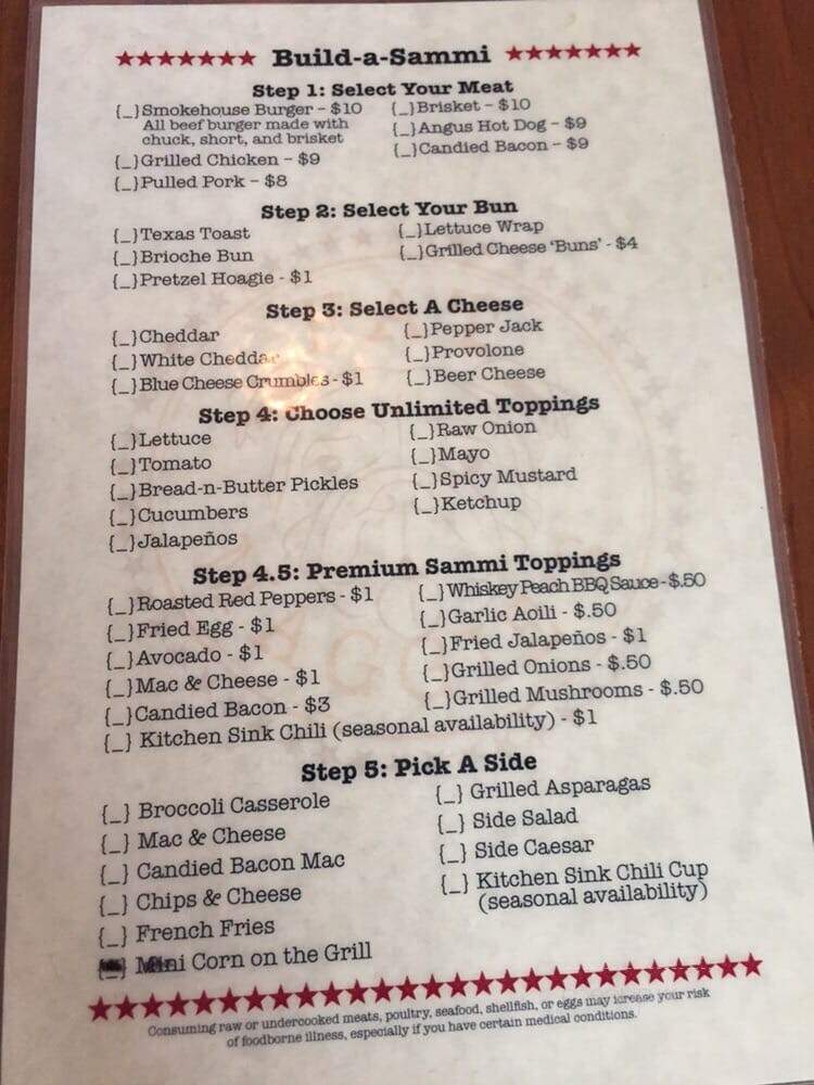 Fat Maggie's - Lakeland, FL menu_pic
