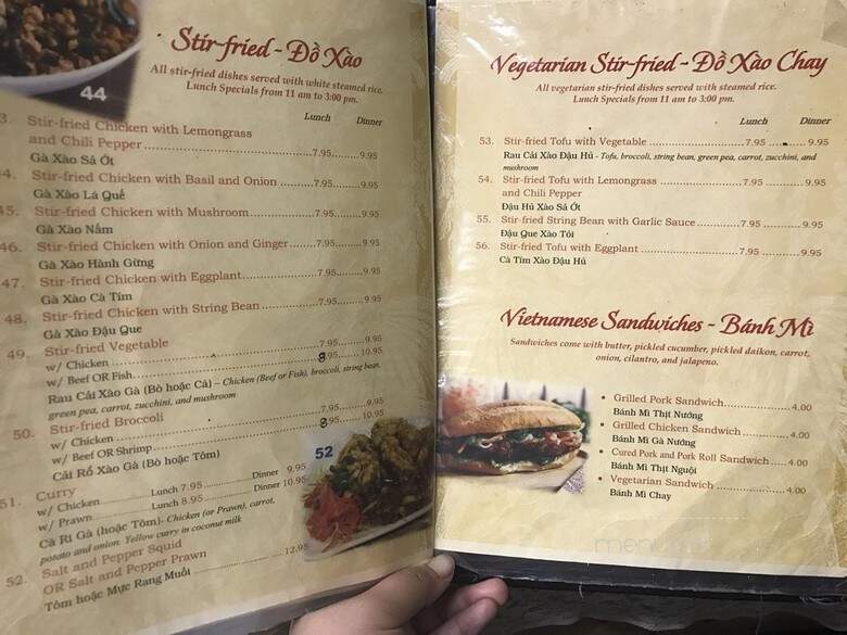 Ipho - Lakewood, WA menu_pic