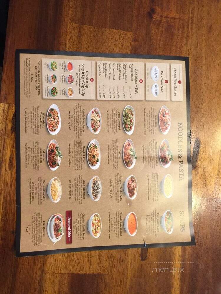 Noodles Company - Eugene, OR menu_pic