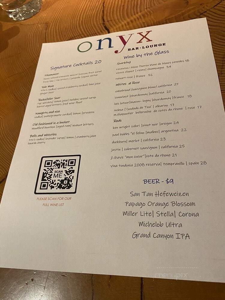 Onyx Bar & Lounge - Scottsdale, AZ