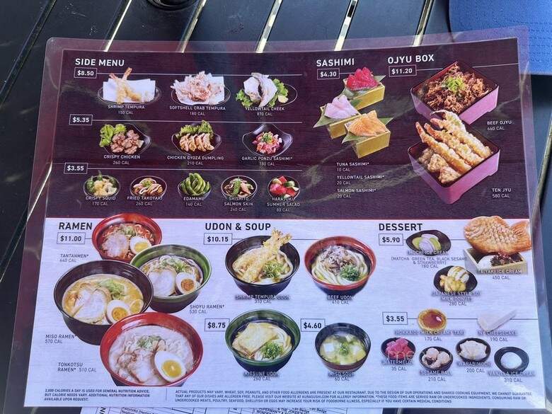 Kula Revolving Sushi Bar - Brea, CA menu_pic