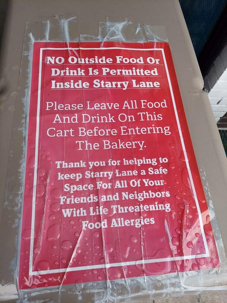 Starry Lane Bakery - San Diego, CA menu_pic