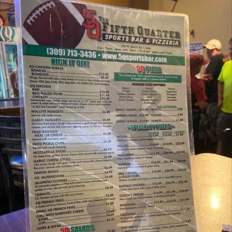 The 5th Quarter Sports Bar and Pizzeria - East Peoria, IL