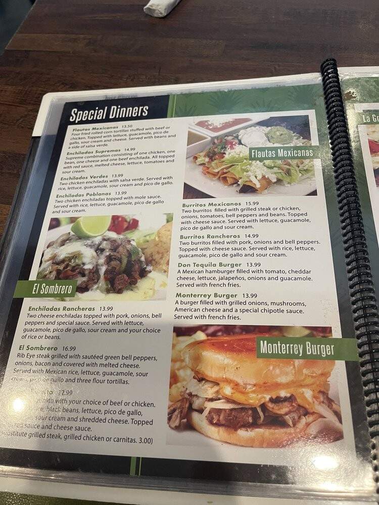 Seor Tequila Mexican Grill - Tampa, FL menu_pic
