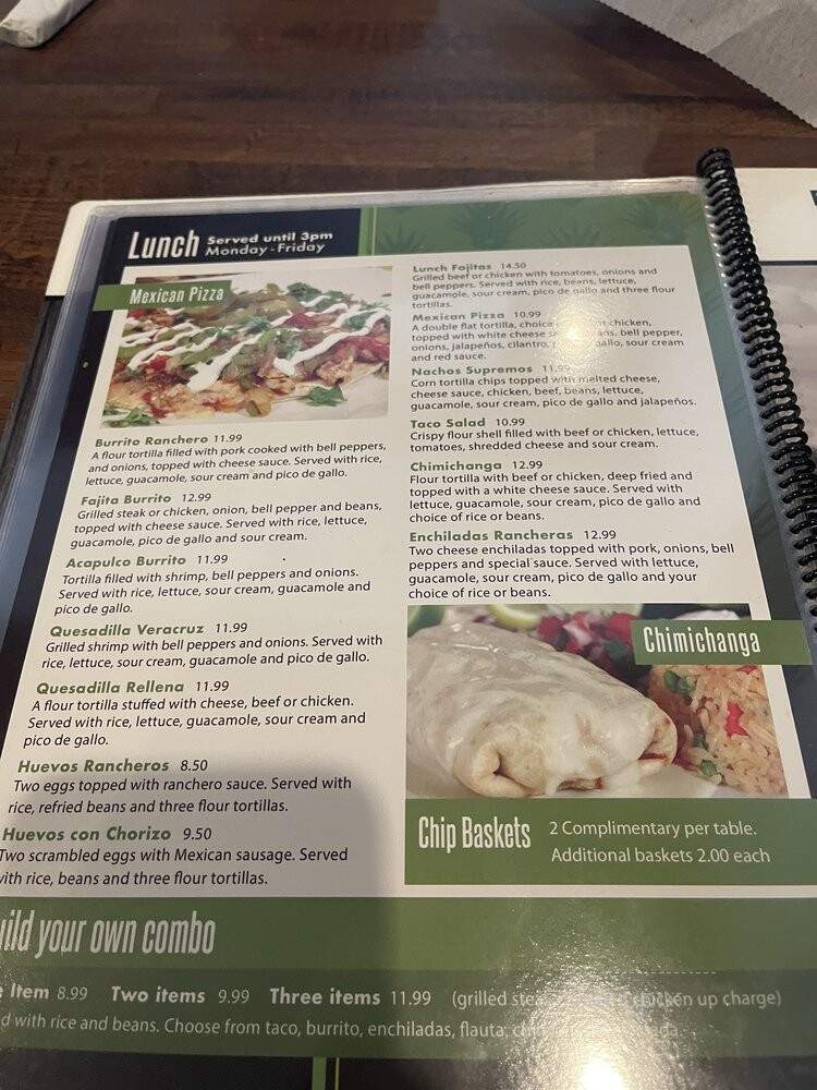 Seor Tequila Mexican Grill - Tampa, FL menu_pic
