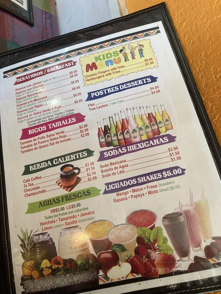 Las Maravillas de Mexico - Bronx, NY menu_pic