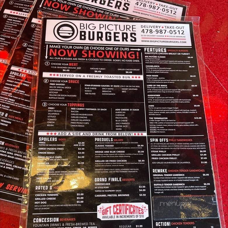 Big Picture Burgers - Perry, GA