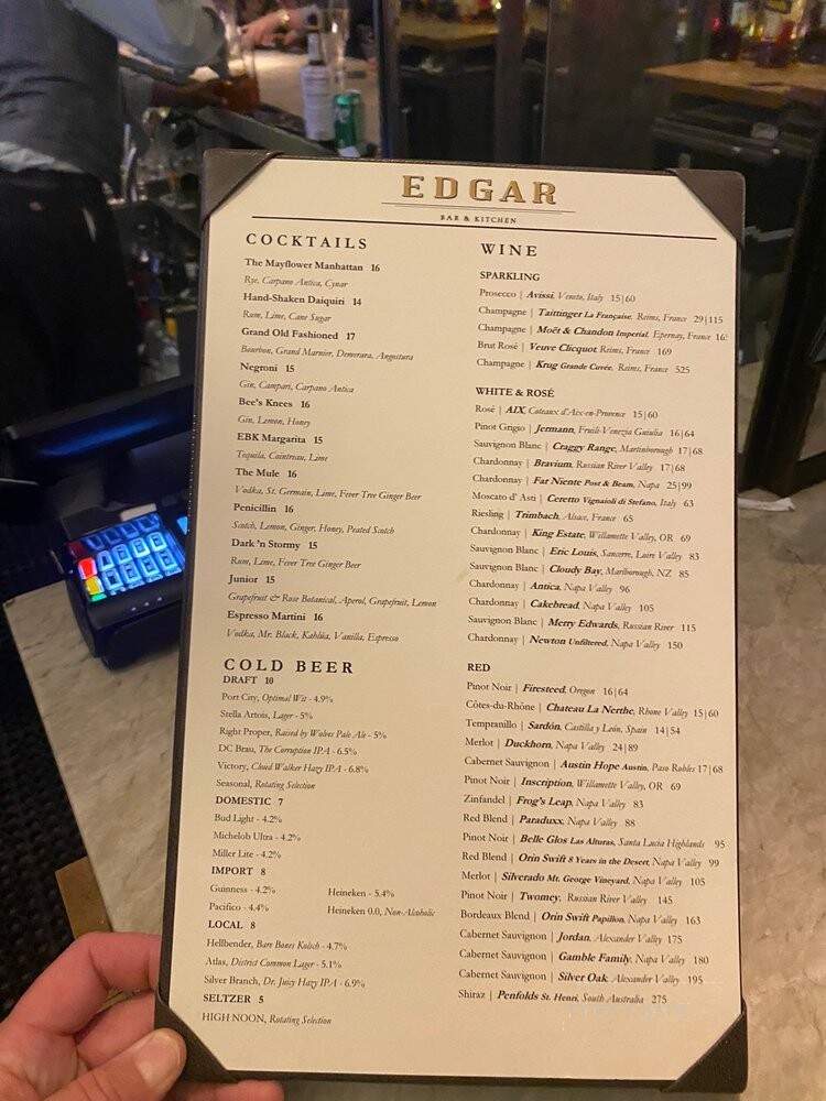 Edgar Bar & Kitchen - Washington, DC
