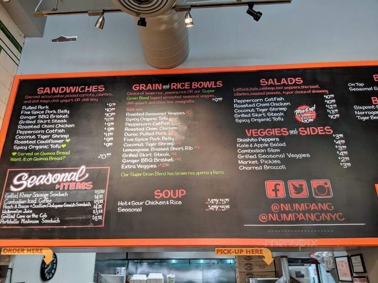 Num Pang - New York, NY menu_pic