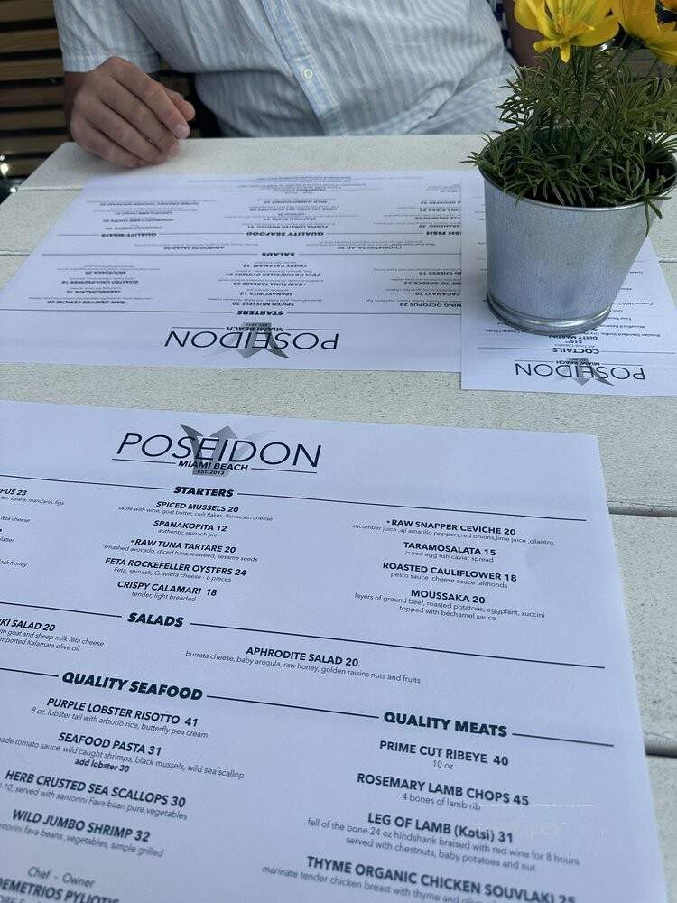 Poseidon Greek Restaurant & Outdoor Lounge - Miami Beach, FL