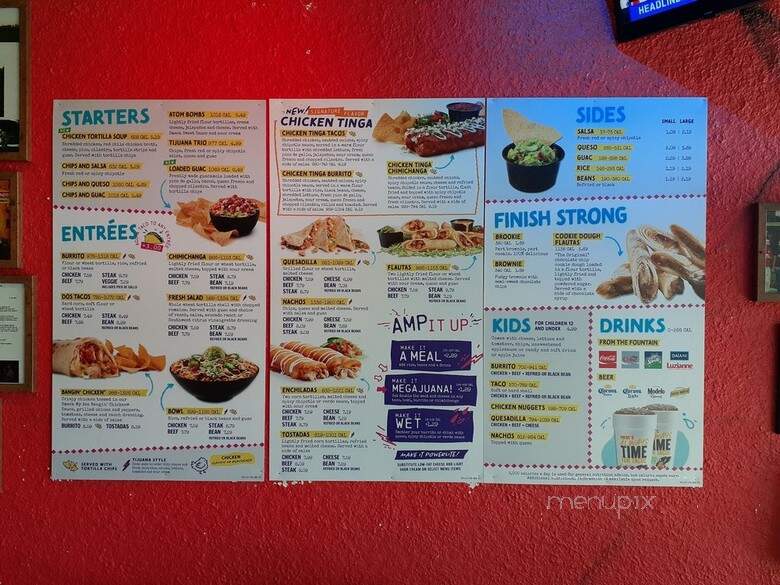 Tijuana Flats - Orlando, FL menu_pic