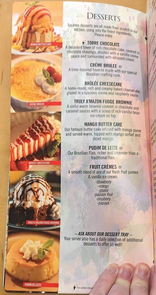 Tucanos Grille - Newport News, VA menu_pic